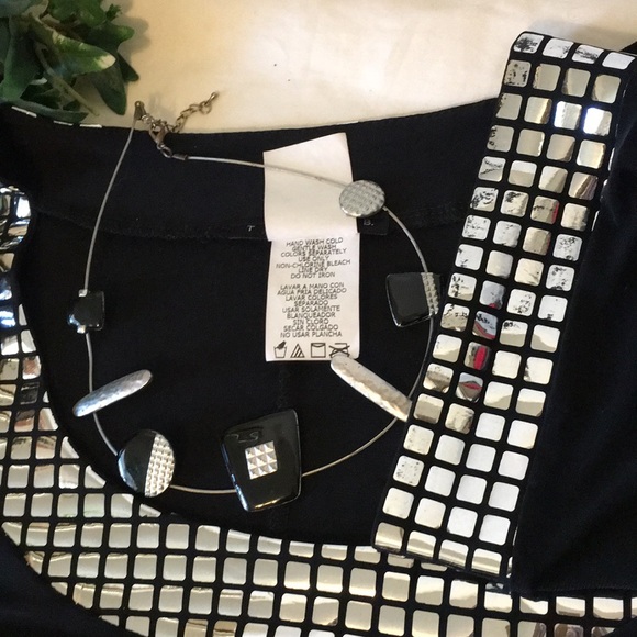 Tiana B. Reflection Black Dress - Picture 7 of 8